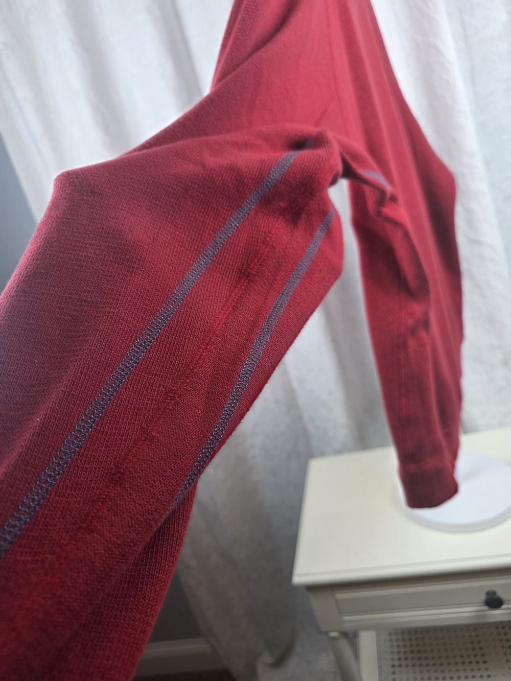 Tommy Bahama Reversible Crewneck Sweater XL Red Blue Marl Pullover - Picture 6 of 15